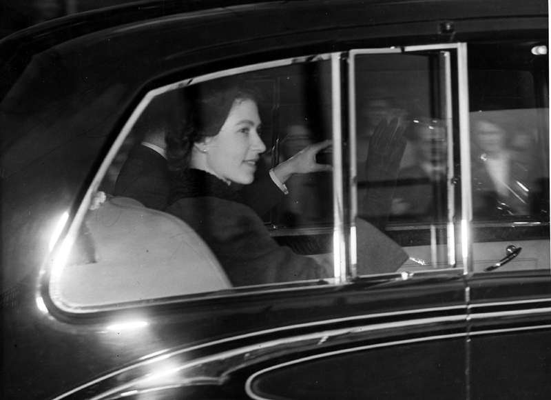 Queen Elizabeth II and HRH Duke of Edinburgh during their royal visit
