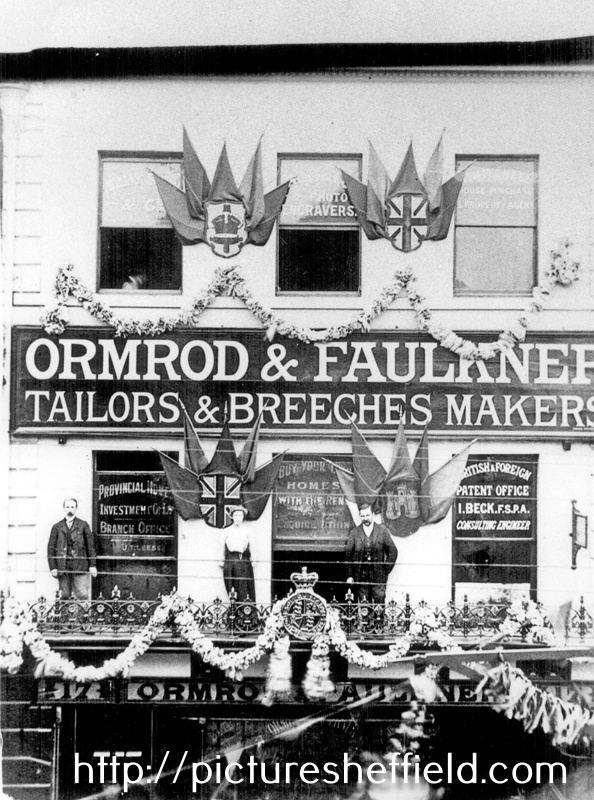 Ormrod and Faulkner, tailors and Provincial Homes Investment Co. Ltd., No. 17 Haymarket