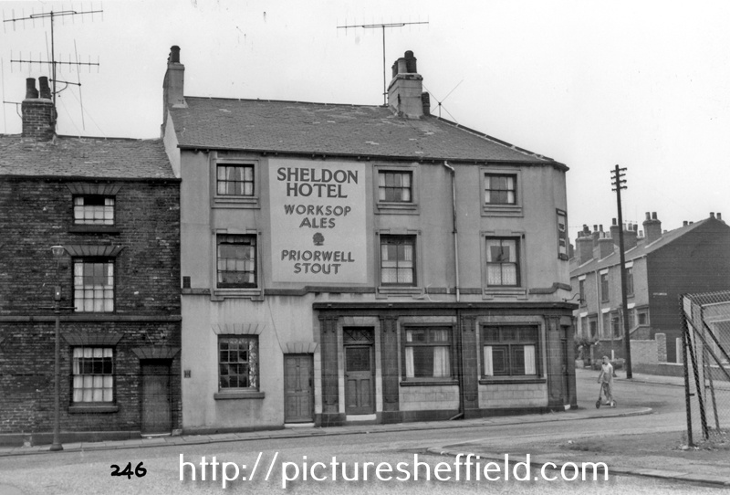 No. 246, Hanover Street looking towards junction with Bangor Street, Nos. 242 - 244, Sheldon Hotel, former Old Albion public house