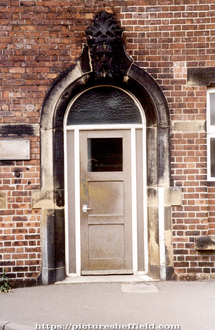 Doorway, Caledonia Works, Mappin Street, former premises of William Turner and Sons, steel files and edge tools