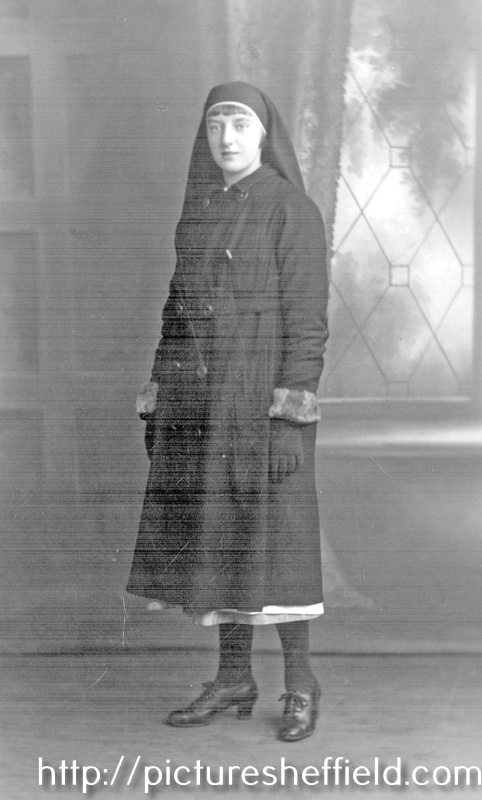 Unknown Novice, possibly from Convent High School, No. 152 Burngreave Road