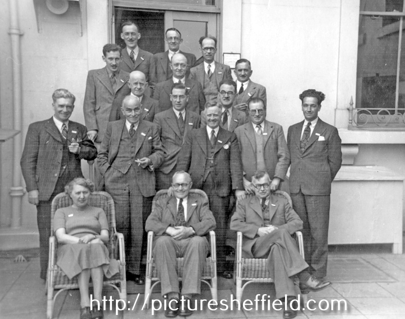 Staff from Firth Brown and Co. Ltd, attending a conference or meeting, details unknown