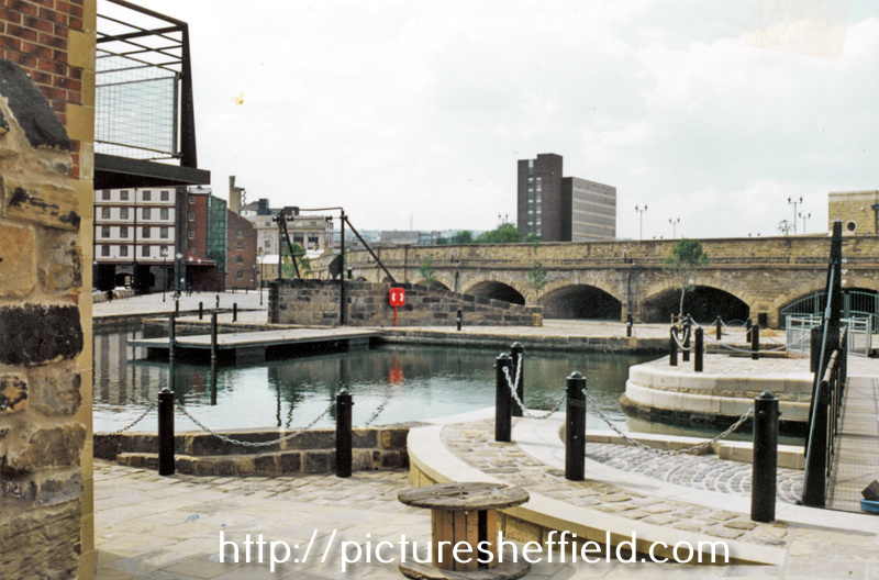 Victoria Quays, restored Canal Basin with Hotel Bristol formerly Smithfield House in the background
