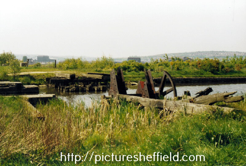 Remains of Peacock Bridge, Sheffield and South Yorkshire Navigation