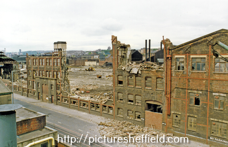 Demolition of Gate No. 30 and 32, Sheffield Forgemasters, (formerly Firth Brown Ltd) Siemens Shop, Savile Street East