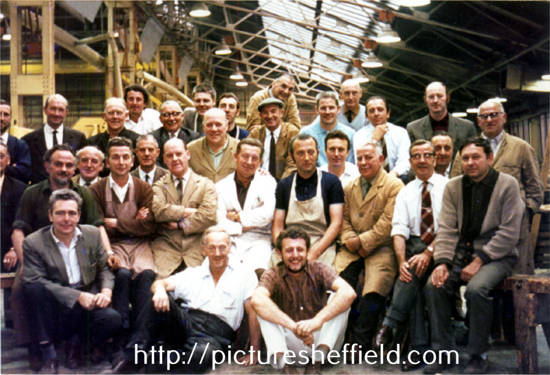 Pattern Shop employees, Davy and United Co. Ltd., Darnall Works, Prince of Wales Road