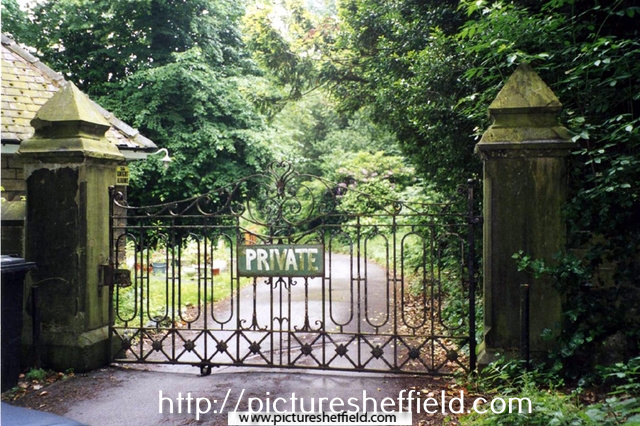 Gates and Lodge to Norfolk Lodge off Park Grange Road