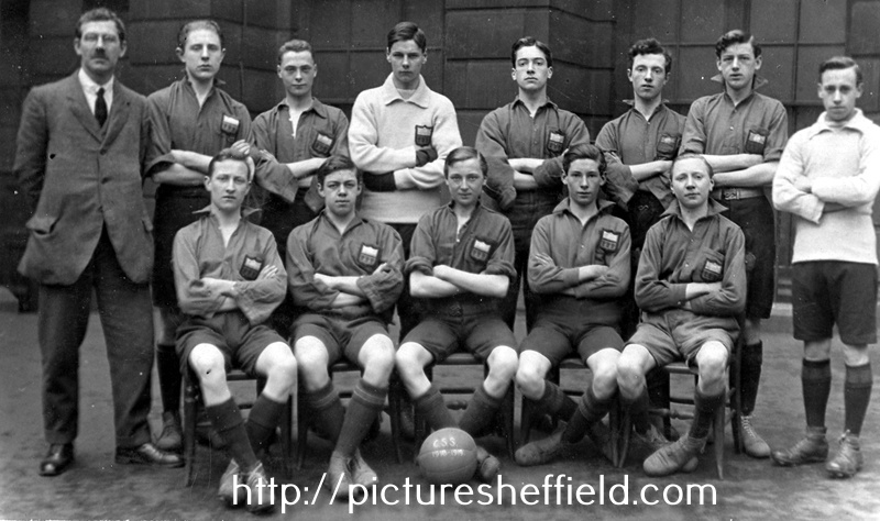 Sheffield Central Technical School Football Team 1st X1, 1918/19