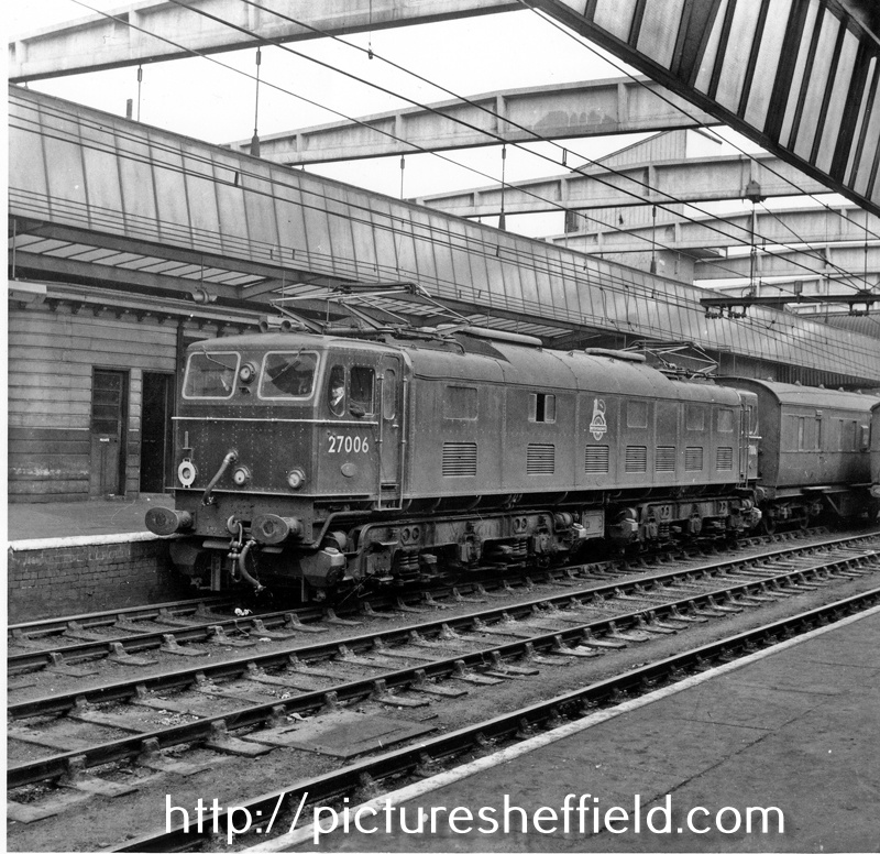Electric Locomotive EM2 Co-Co 27006 Pandora at Sheffield Victoria Station
