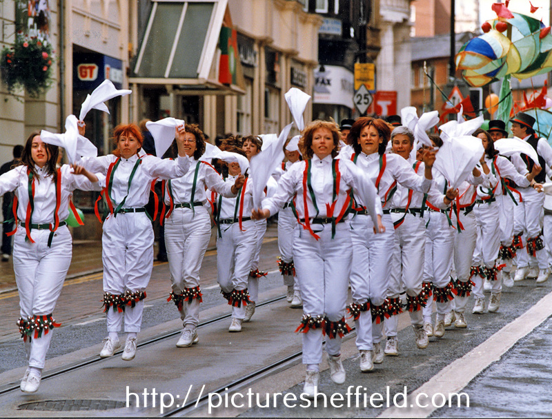 Women Morris Dancers, Lord Mayor's Parade, Church Street