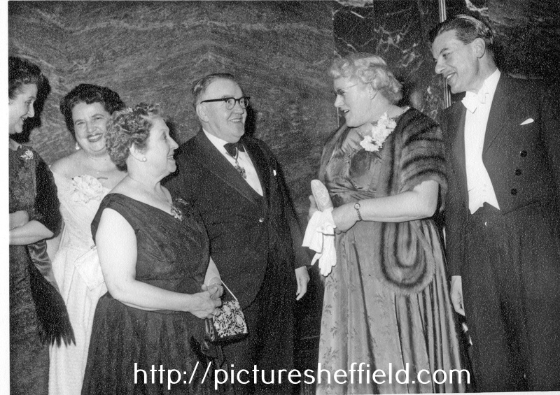 Possible Lodge Moor Hospital event with Matron Miss A. Holder (right) and Alderman John Stenton Worrall (extreme right)