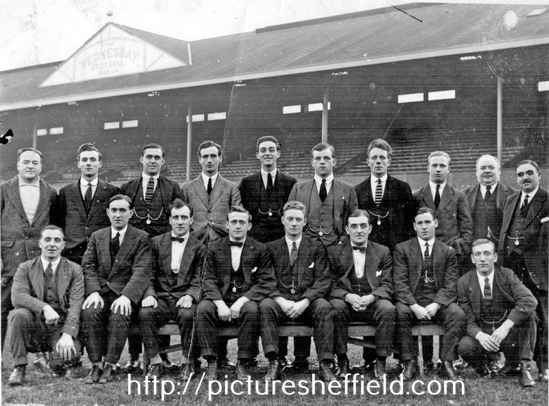Sheffield Wednesday F.C., 1920-1933, group includes Pennington Jackson and Brown the Manager