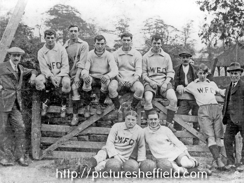 Sheffield Wednesday F.C. in training, around 1913