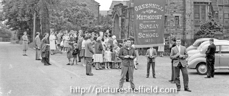 Greenhill Methodist Church Whitsuntide Parade, School Lane