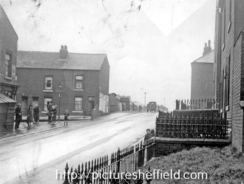 Petre Street with the junction of Botham Street, Grimesthorpe 	