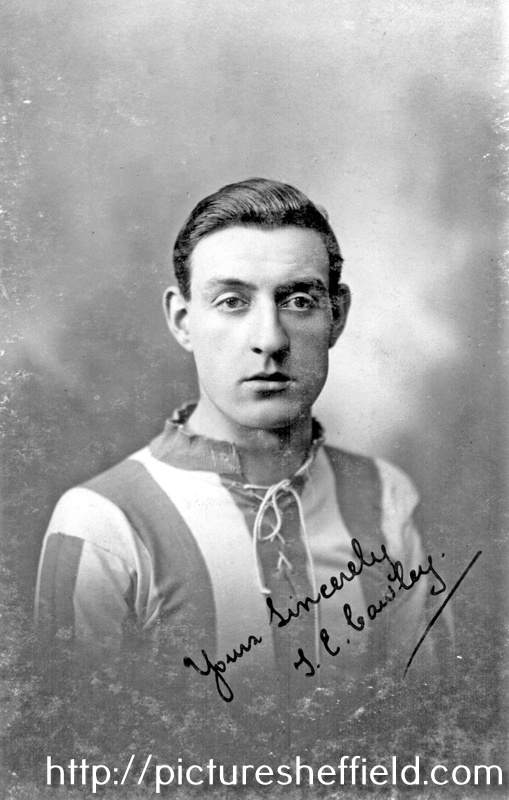 Tom E. Cawley, Local footballer who played for Sheffield Wednesday (1882-1891) and Sheffield United