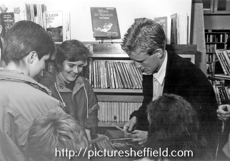 Chris Wilding, Sheffield United player at Gleadless Library