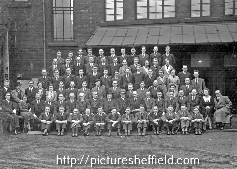 Staff photograph, English Steel Corporation, River Don Works