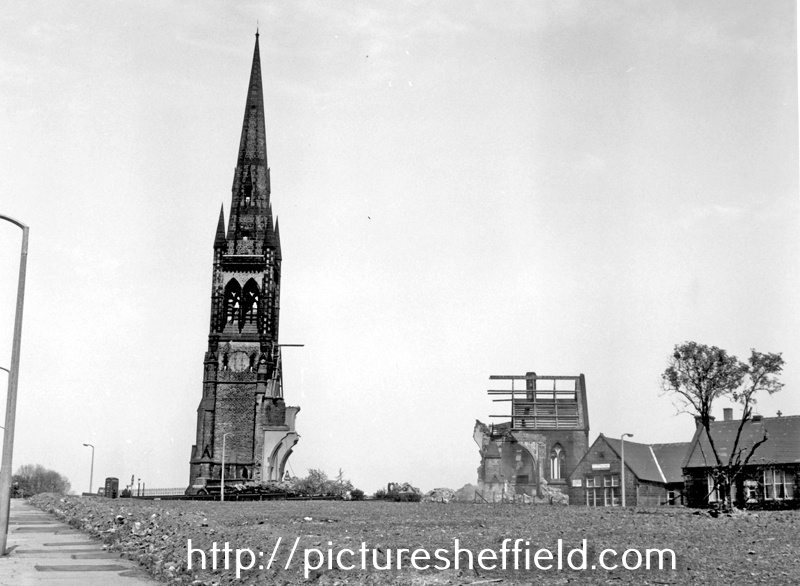 Demolition of All Saints Church, Ellesmere Road
