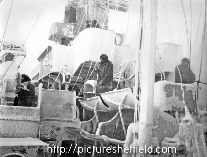 Freezing Conditions aboard Southampton Class Cruiser, HMS Sheffield - The Shiny Sheff