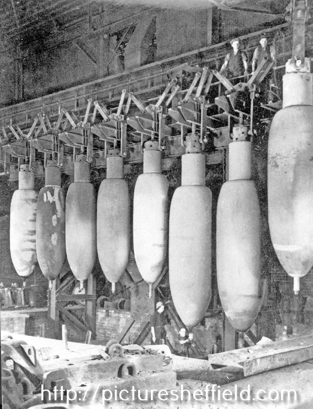 Core moulds for Tallboy (10 ton) and Grand Slam (5 ton) Bombs, English Steel Corporation