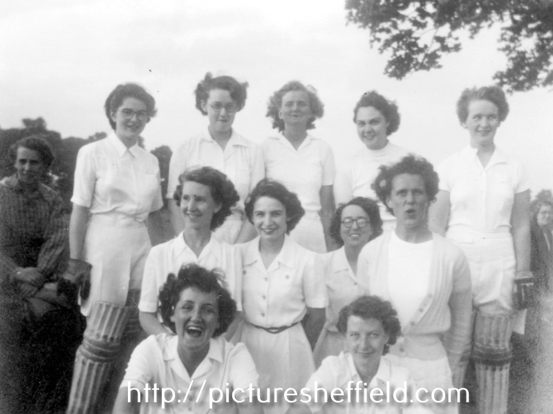  Sheffield City Libraries Ladies staff cricket team, Graves Park 	