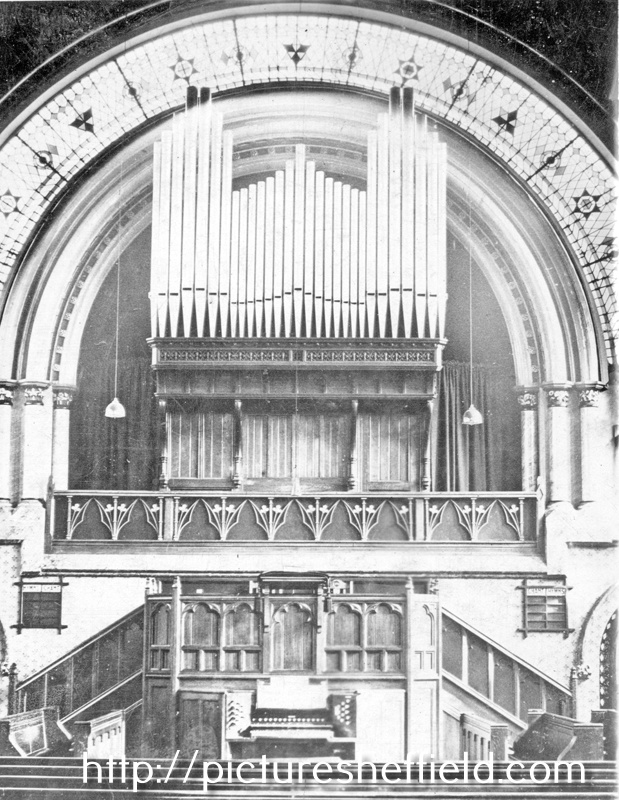 Organ, Zion Congregational Church, Zion Lane, Attercliffe
