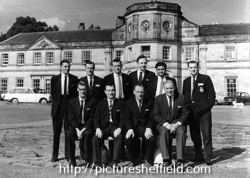 Sheffield Transport Personnel at Grantly Hall, Bus Driver, Alan Drinkwater with R.A.F. Badge (extreme right) mid 1960's