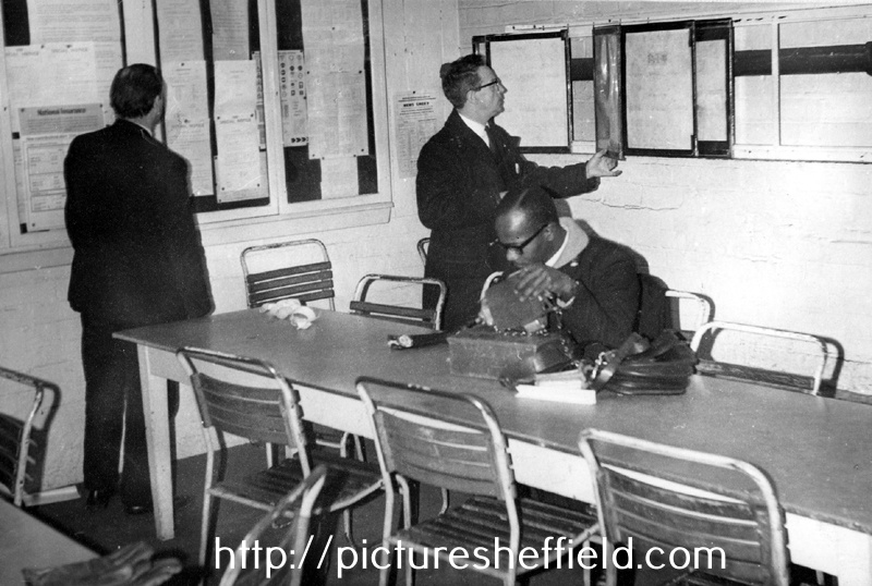 Key Board Room, Sheffield Transport Depot, Tenter Street, mid 1960's