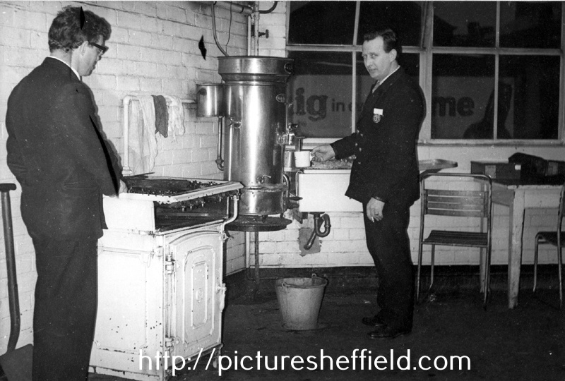 Mess Room, Sheffield Transport Depot, Tenter Street, mid 1960's