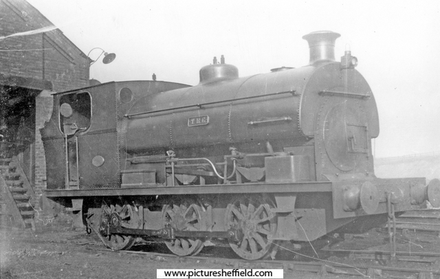 Steam locomotive T R G at Brookhouse Colliery