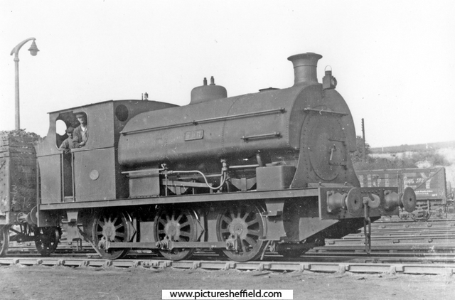 Steam Locomotive W D G Peckett 0. 6. 0 ST at Brookhouse Colliery