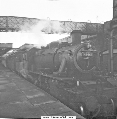Ivatt Class 2MT at Sheffield Midland railway station