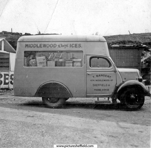 Ice Cream Van belonging to Middlewood Dairy Ices, 474, Middlewood Road