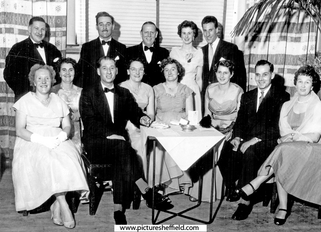 English Steel Corporation Staff Dance 1959 with Bob and Betty Short 2nd and 3rd from right