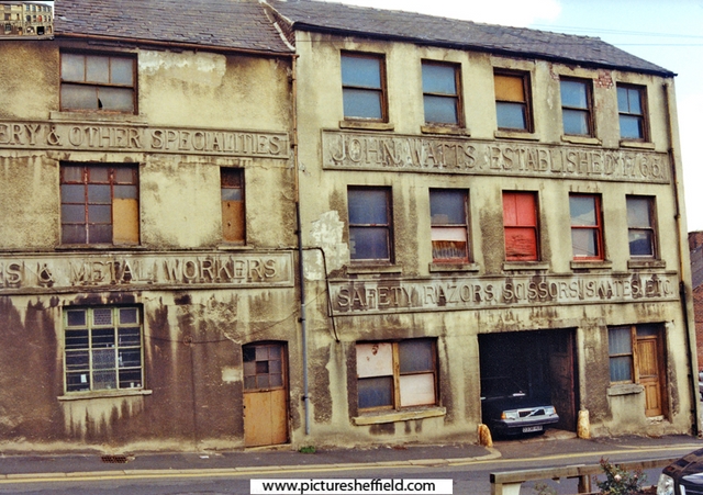 Former premises of John Watts Ltd., Lambert Works, cutlery manufacturers, Lambert Street