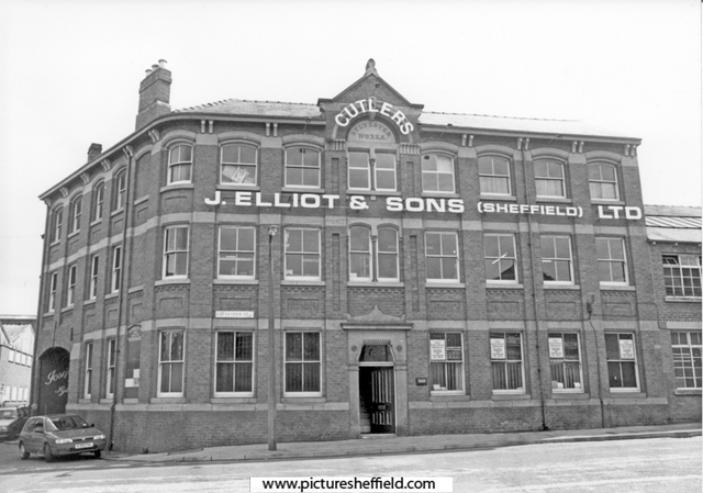Joseph Elliot and Sons, Sylvester Works, cutlery manufacturers, Sylvester Street