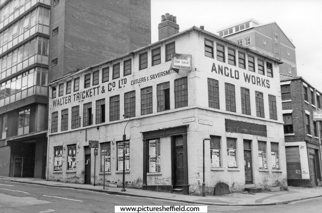 Former premises of Walter Trickett and Co., Anglo Works, Trippet Lane