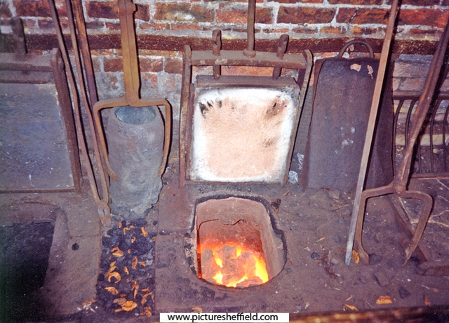 Crucible steel furnace at Abbeydale Industrial Hamlet