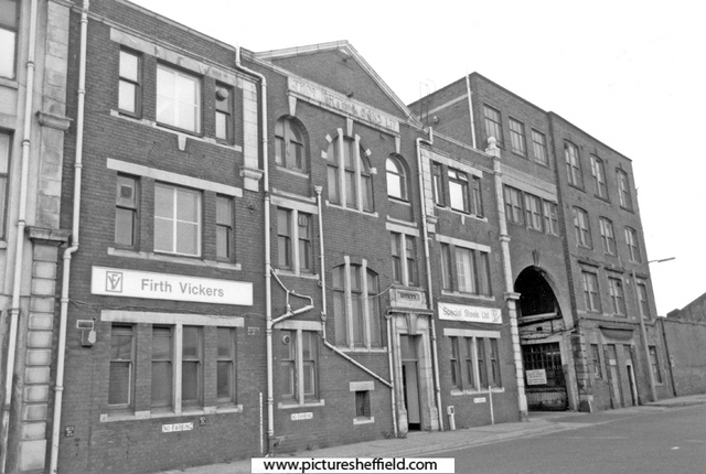Offices of Firth Vickers Ltd., Staybrite Works (originally Thomas Firth and Sons), Weedon Street
