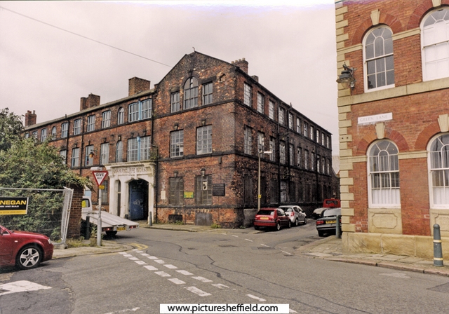 Wilson and Murray, surface grinding, Wharncliffe Works, Green Lane, former premises of John Lucas and Sons Ltd., iron merchants at the junction of Cornish Street