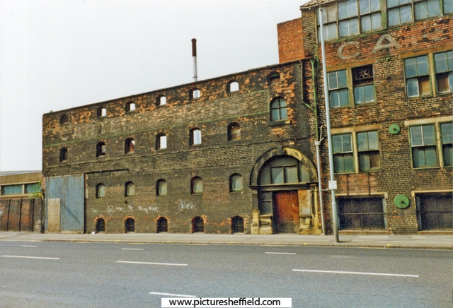 Derelict Carter and Sons Ltd., manufacturing chemists, Attercliffe Road