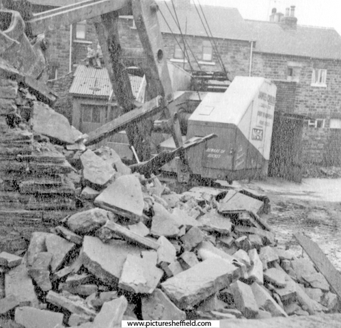 Demolition of Dyson Place, Sharrow, mid-1960s