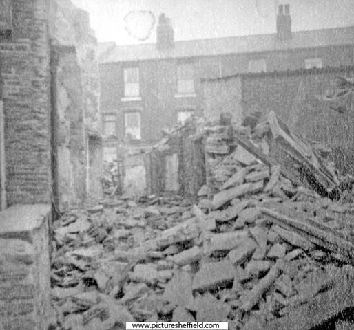 Demolition of Dyson Place, Sharrow, mid-1960s