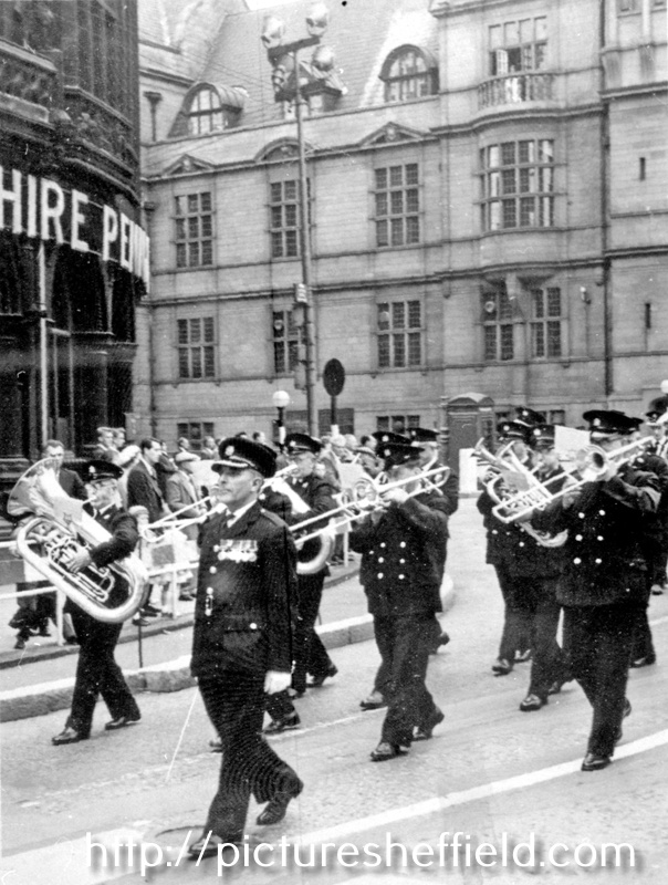 Unidentified Brass Band, Fargate/ Surrey Street