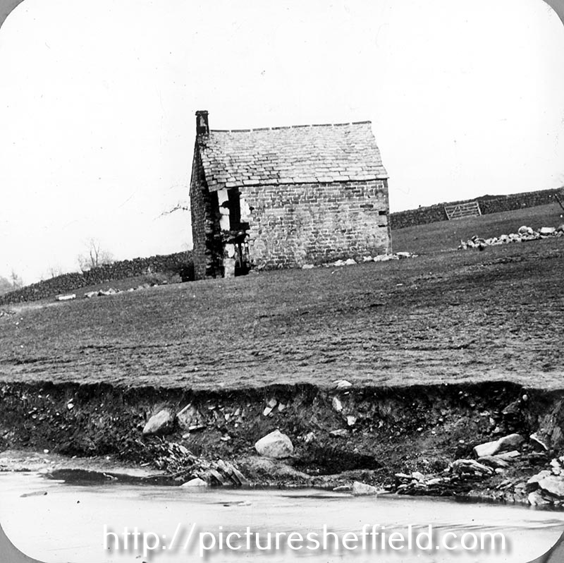 The first house that withstood the shock near Low Bradfield after the Dale Dyke Dam burst
