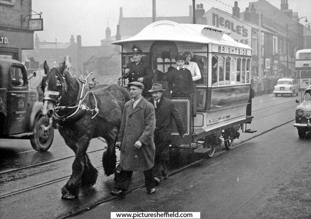Brightside Horse Tram - The Moor 	