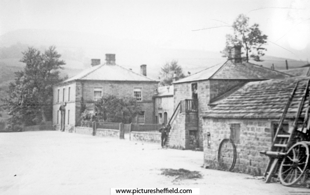 Ashopton Inn, Sheffield to Glossop Road, demolished in the 1940's to make way for construction of Ladybower Reservoir