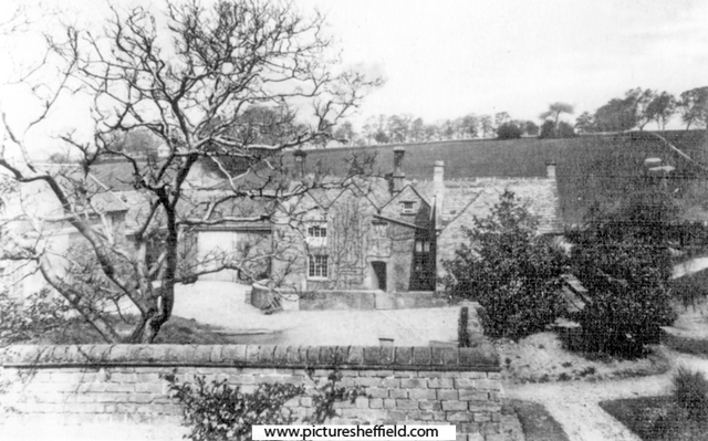 Crowder House, Barnsley Road, Longley, showing south side as the Wilkinson family knew it