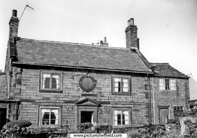 Nos. 83-85 Tapton Hill Road. Old building divided into two cottages. Built around 1750-60. Rumoured to be the Rose Cottage Inn, the licence transferred to the King's Head in Manchester Road 1860-80, however directories prove this incorrect